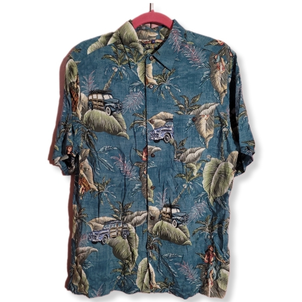 Campia short sleeves button down men shirt sizes M